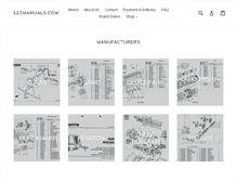 Tablet Screenshot of 123manuals.com